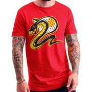 Kai the Cobra Graphic Design Lane Seven Ring Spun Jersey Cotton Short Sleeve Premium T-Shirt