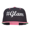 Glam Embroidered Two Tone Snapback