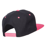 Glam Embroidered Two Tone Snapback