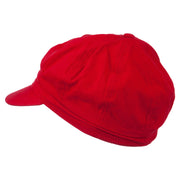 Big Size Circle Mario and Luigi Embroidered Cotton Newsboy Cap