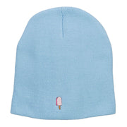 Mini Popsicle Embroidered Short Beanie