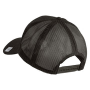 The Few The Proud US Marine Embroidered Solid Cotton Twill Mesh Prostyle Cap - Charcoal OSFM