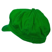 Big Size Circle Mario and Luigi Embroidered Cotton Newsboy Cap