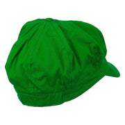 Big Size Circle Mario and Luigi Embroidered Cotton Newsboy Cap