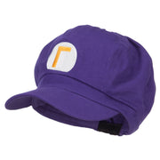 Big Size Circle Mario and Luigi Embroidered Cotton Newsboy Cap