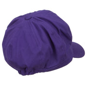 Big Size Circle Mario and Luigi Embroidered Cotton Newsboy Cap