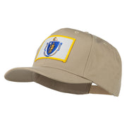 Massachusetts State High Profile Patch Cap