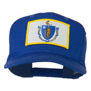 Massachusetts State High Profile Patch Cap