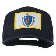 Massachusetts State High Profile Patch Cap