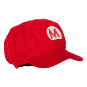 Mario Luigi Wario Waluigi Heat Transfer Cotton Elastic Newsboy Cap