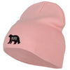 Mama Bear Embroidered Knitted Short Beanie