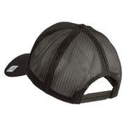 Once  A Marine Always A Marine Embroidered Solid Cotton Twill Mesh Prostyle Cap - Charcoal OSFM