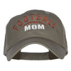 Football Mom Embroidered Organic Cotton Cap