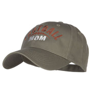 Football Mom Embroidered Organic Cotton Cap