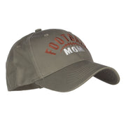 Football Mom Embroidered Organic Cotton Cap