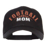 Football Mom Embroidered Organic Cotton Cap