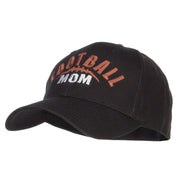 Football Mom Embroidered Organic Cotton Cap