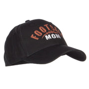 Football Mom Embroidered Organic Cotton Cap