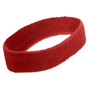 Vintage Boat Steering Wheel Embroidered Head Band (Terry) - Red OSFM