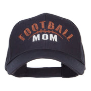 Football Mom Embroidered Organic Cotton Cap