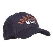 Football Mom Embroidered Organic Cotton Cap