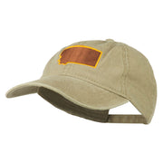 Montana State Map Embroidered Cap