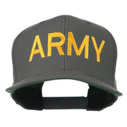 Army Military Embroidered Snapback Cap