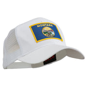 Montana State Flag Patched Mesh Cap