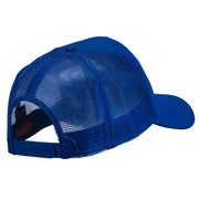 Montana State Flag Patched Mesh Cap