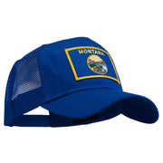 Montana State Flag Patched Mesh Cap