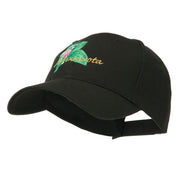 USA State Flower Minnesota Embroidery Cap