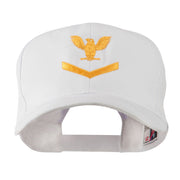 Military Naval Stripe with Eagle Emblem Embroidered Cap