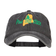 Maine Pine Tree State Embroidered Cap