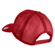 1st Marine Division Veteran Embroidered Solid Cotton Twill Mesh Prostyle Cap - Red OSFM