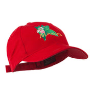 USA State Flower Minnesota Embroidery Cap