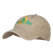 Maine Pine Tree State Embroidered Cap