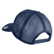 1st Marine Division Veteran Embroidered Solid Cotton Twill Mesh Prostyle Cap - Navy OSFM