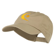 Moon and Star Embroidered Cap