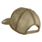 1st Marine Division Veteran Embroidered Solid Cotton Twill Mesh Prostyle Cap - Khaki OSFM