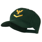 Military Naval Stripe with Eagle Emblem Embroidered Cap