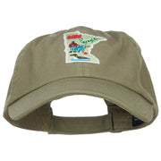 USA State Minnesota Patched Low Profile Cap