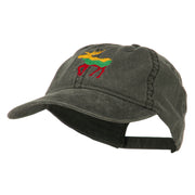 Wildlife Animal Moose Embroidered Cap