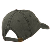 Minnesota State Map Embroidered Washed Cotton Cap