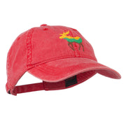 Wildlife Animal Moose Embroidered Cap