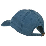 Minnesota State Map Embroidered Washed Cotton Cap