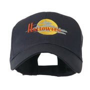 Halloween Moon Embroidered Cap