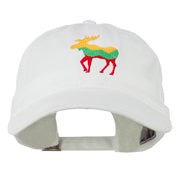 Wildlife Animal Moose Embroidered Cap