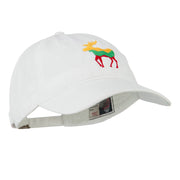 Wildlife Animal Moose Embroidered Cap