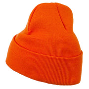 Halloween Mad Jack o Lantern Embroidered Long Beanie