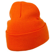 Halloween Mad Jack o Lantern Embroidered Long Beanie